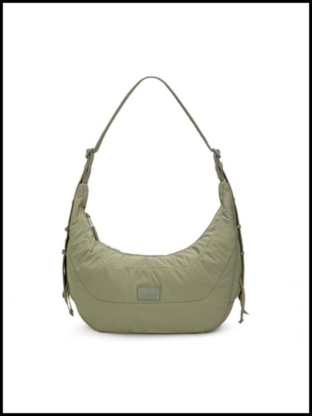Large Capacity Nylon Hobo Crossbody Bag Convertible Shoulder Purse